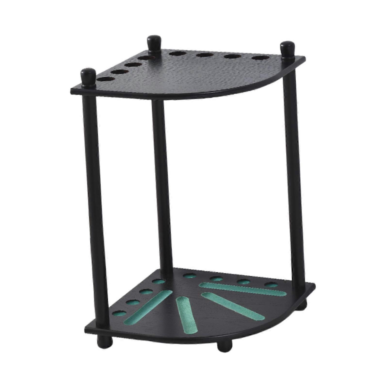 Pool Stick Halter Holz Ecke Stil Stilvoll Hält 8 Queue Sticks Pool Queue Rack