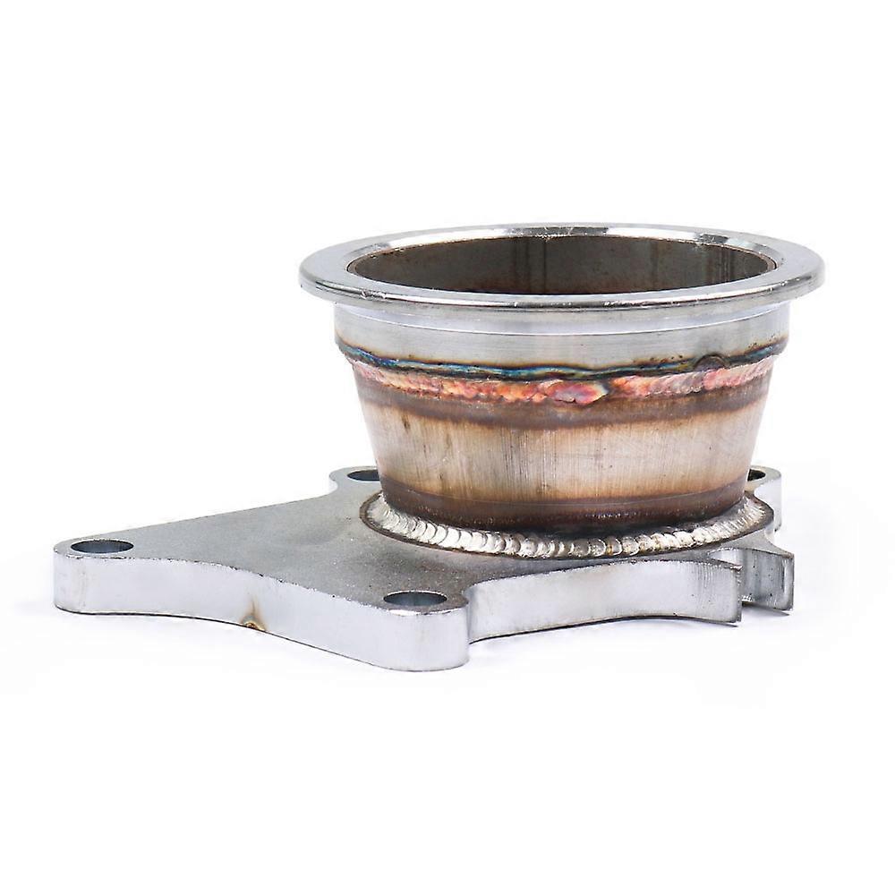 thumbnail image 2 of RASTP T3/T4 Turbo Downpipe Adapter – 5 Bolt Flange To 3 Inch V-Band, Stainless Steel 2 of 6