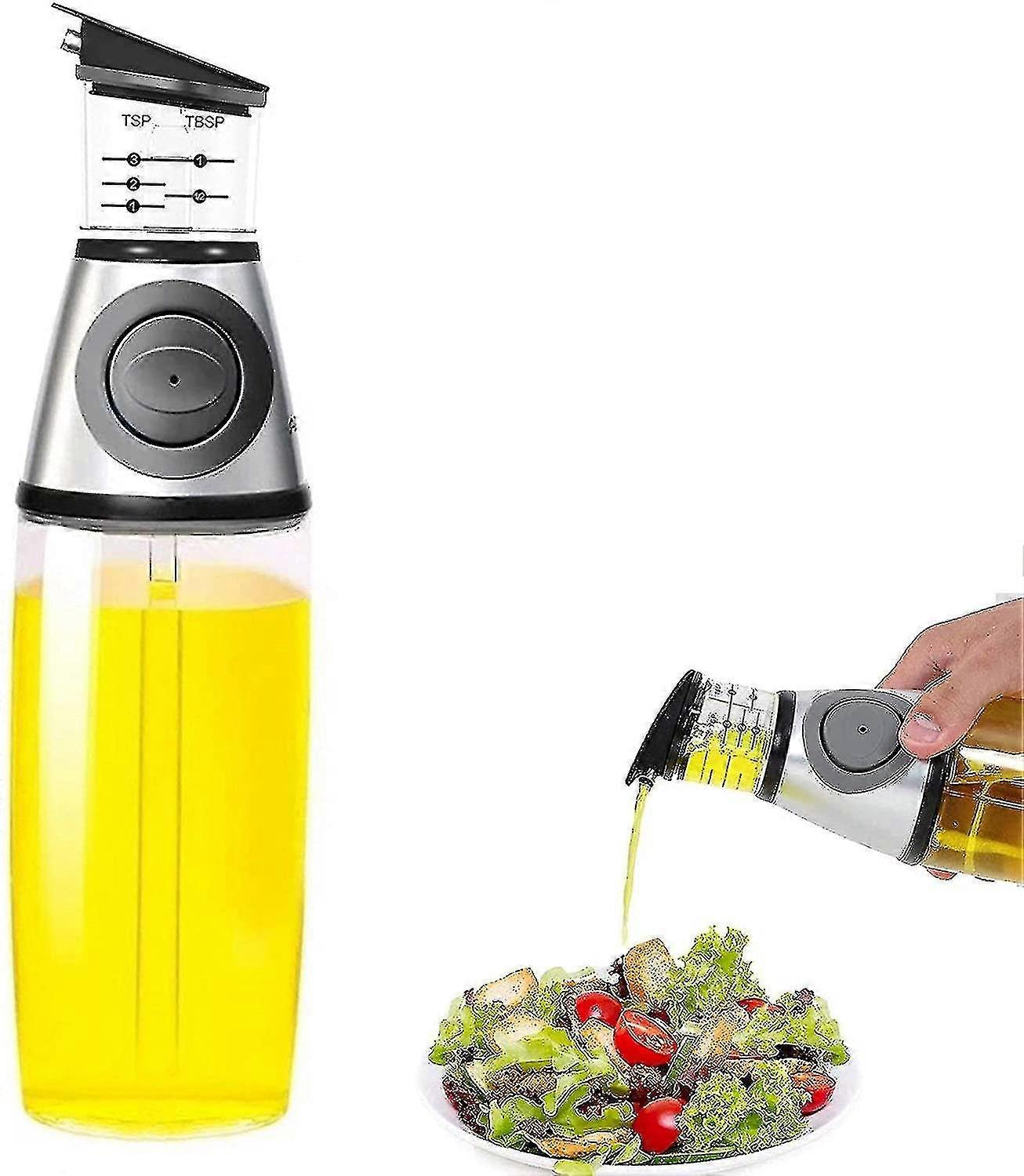 Oil Bottle With Spout, Leak Proof 500ml Dispenser