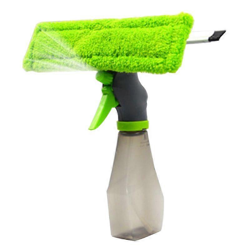 3 in 1 Window Cleaner Spray Dry Scraper Features Atomizing Nozzle Bottle Wiper Microfibre Cloth Pad Kit Car Glass Clean Brush
