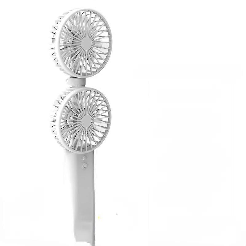 Fan Couple Double Rechargeable Folding Rotating Desktop Fan