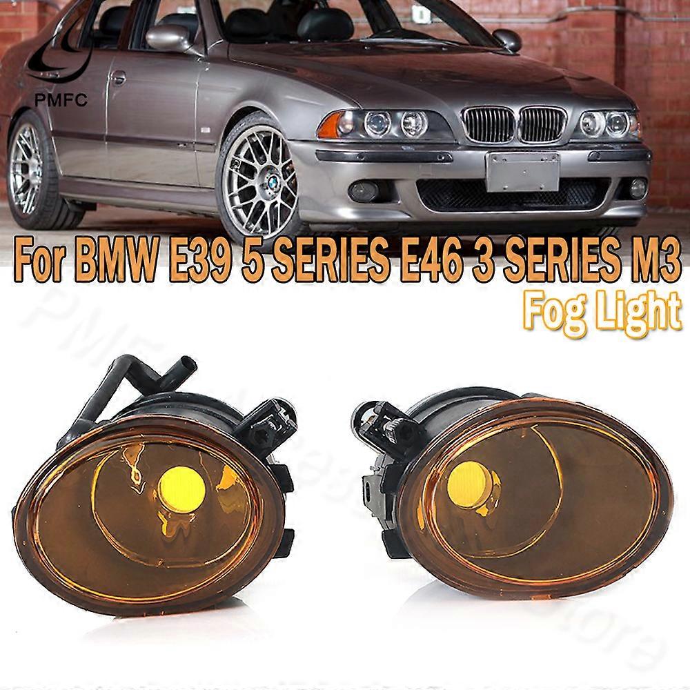 Car Light Front Fog Lamp Fog Light Assembly Clear/Yellow For BMW 3 Series M5 E39 2001-2003 M3 E46 2002-2005 63177894017