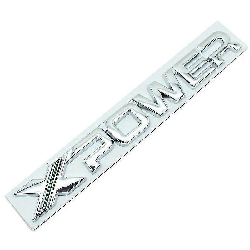 3d Metal Black Logo X Xpower Emblem Car Fender Badge Trunk Decal For Mg ...