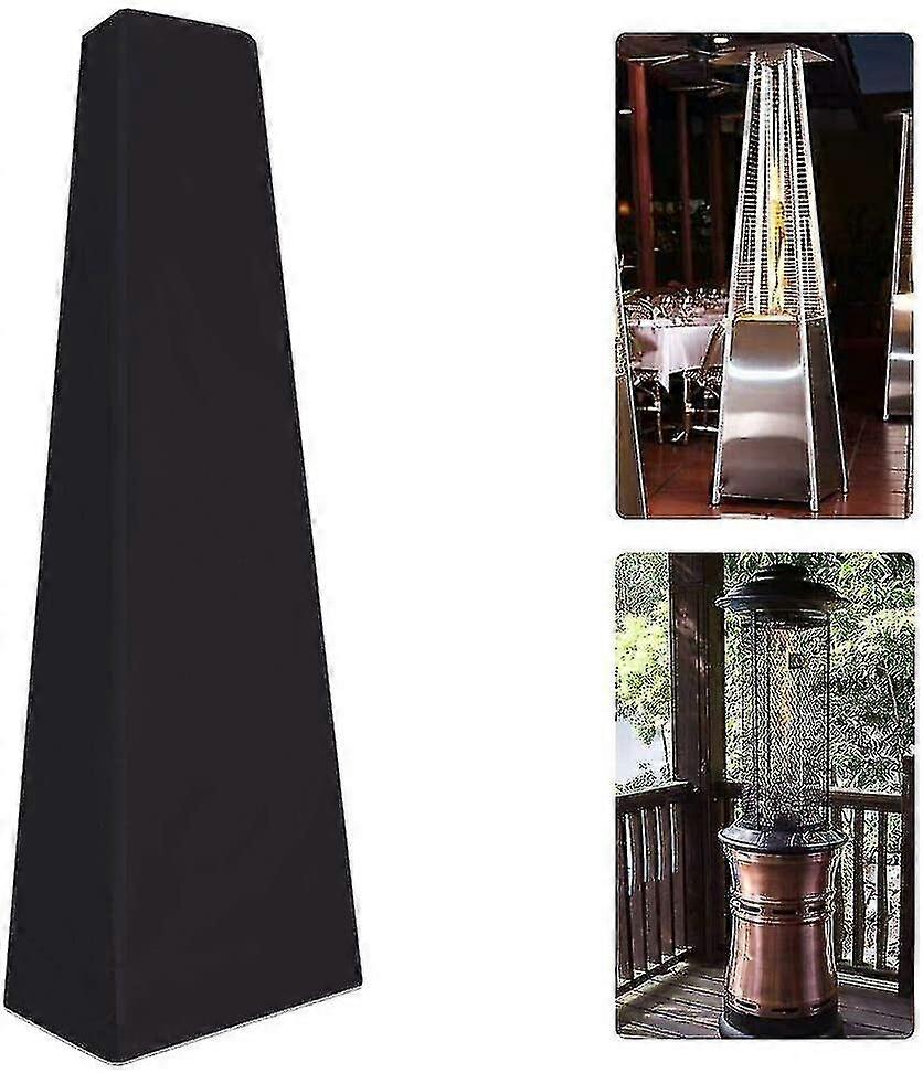 87cm Heavy Duty Waterproof Patio Heater Cover For Garden Heater Pyramid Large Triangle Patio Heater