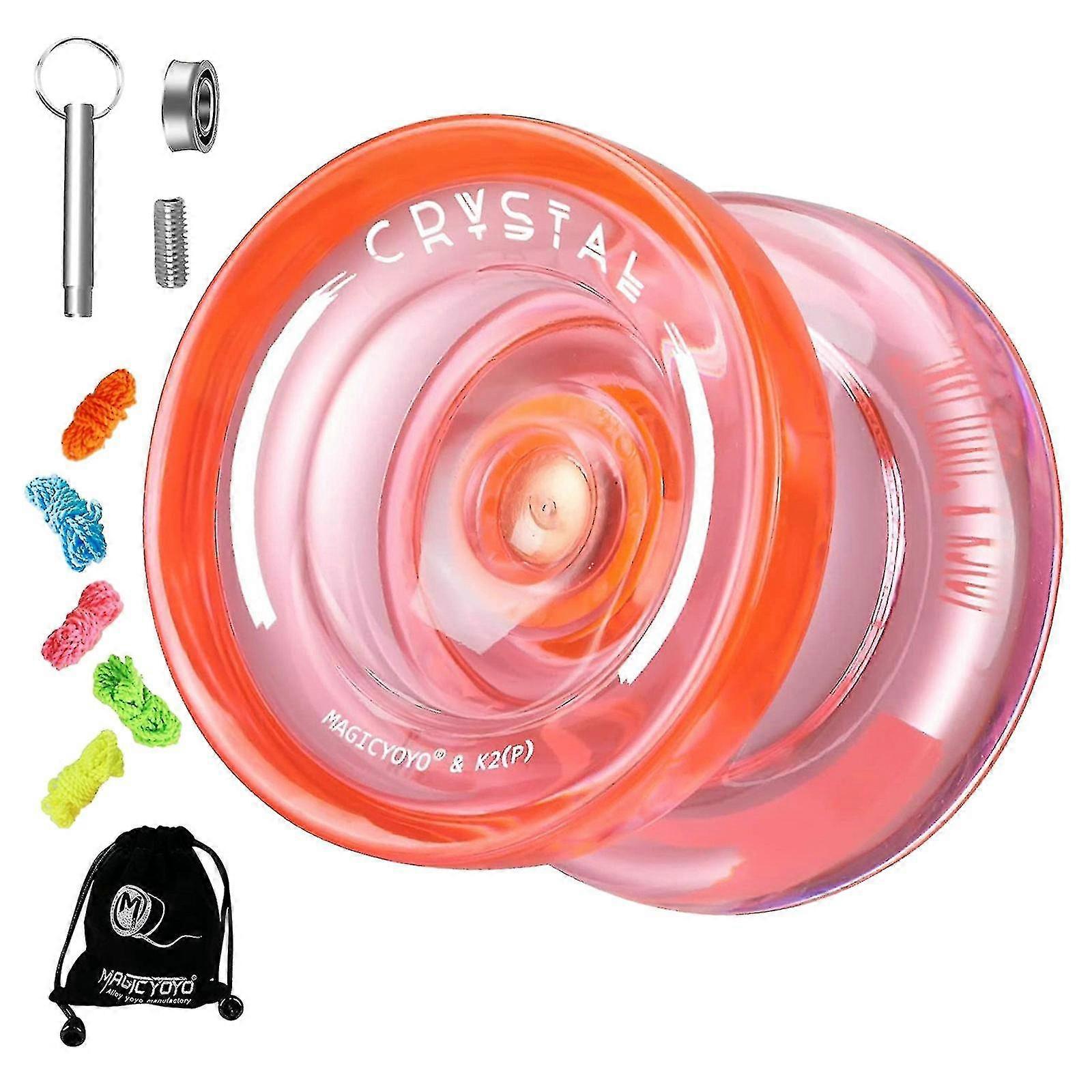 Magicyoyo K2 Plus Crystal Responsive Yoyo,dual Purpose Yo-yo With Replacement Unresponsive Bearing