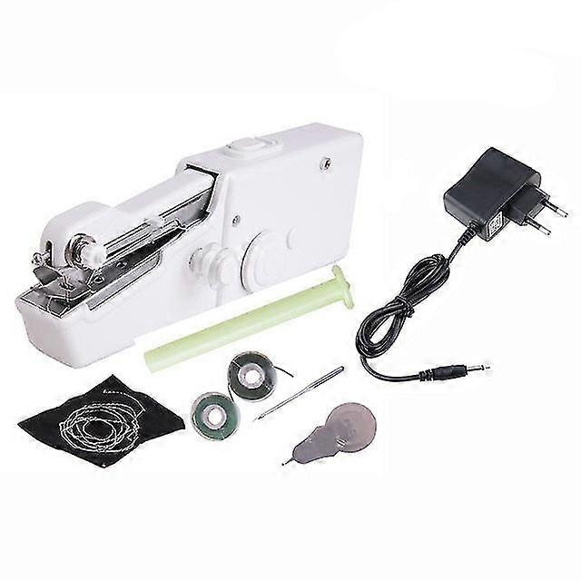迷你缝纫机 便携式手持手动 小型缝纫机 家用针线活 无线手工工具 配件