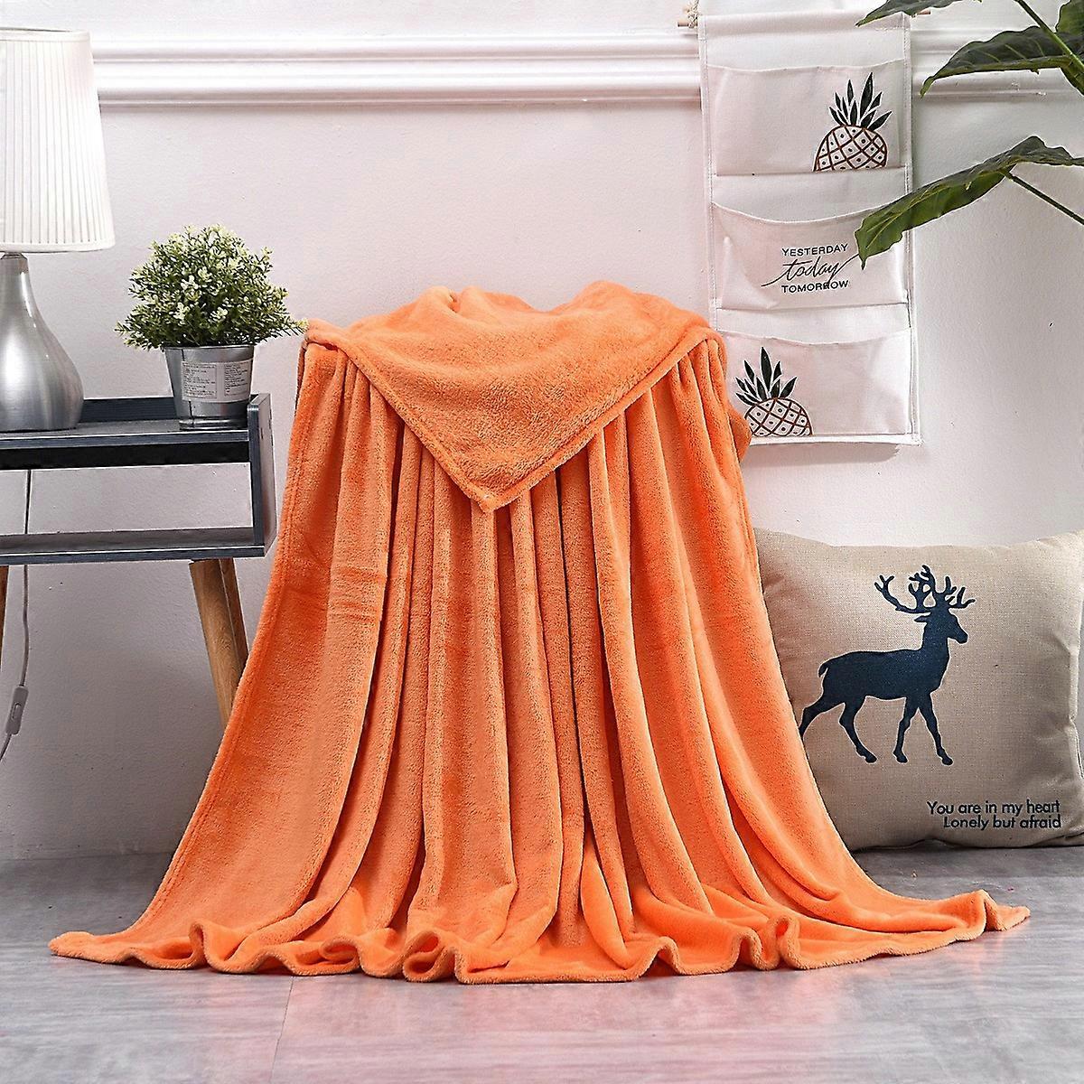 Kast tæppe Super blød varm solid varm mikro plys fleece tæppe kaste tæppe sofa sengetøj