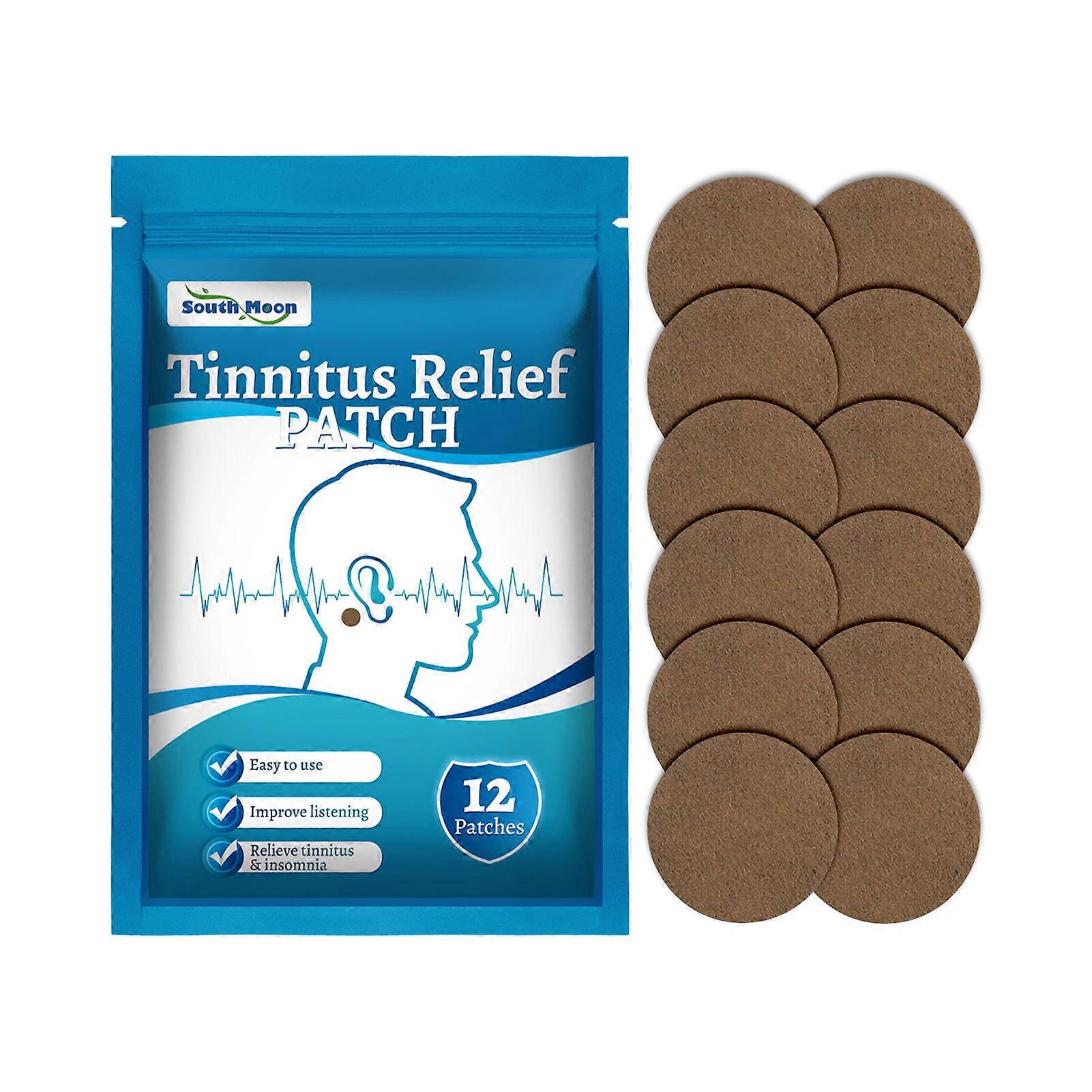 12 Pcs Tinnitus Relief Patches Relieve Earaches Improves Hearing for Solving Ear Problems