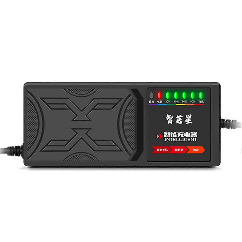60V 20AH 电动汽车充电器 7 灯显示电源显示漏电保护/全欧盟