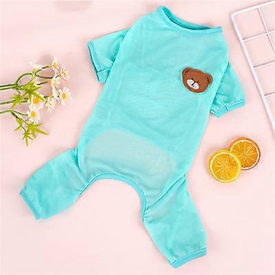 Pijamale de urs Summer Mesh Haine pentru câini mici Mare Salopeta Roz Albastru Violet Galben Salopeta pentru animale de companie pentru câini mari mici Labrador XS-4XL
