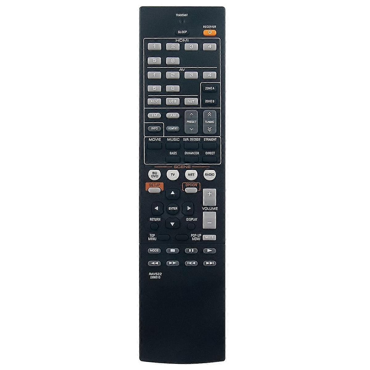 Télécommande de remplacement RAV522 pour récepteur AV RX-V477 RX-V577 RX-V477BL RX-V577BL RXV477 RXV577 RXV477BL