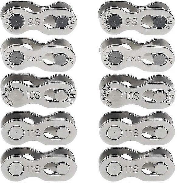 10 Pairs of Bicycle Chain Link Lock Buckles