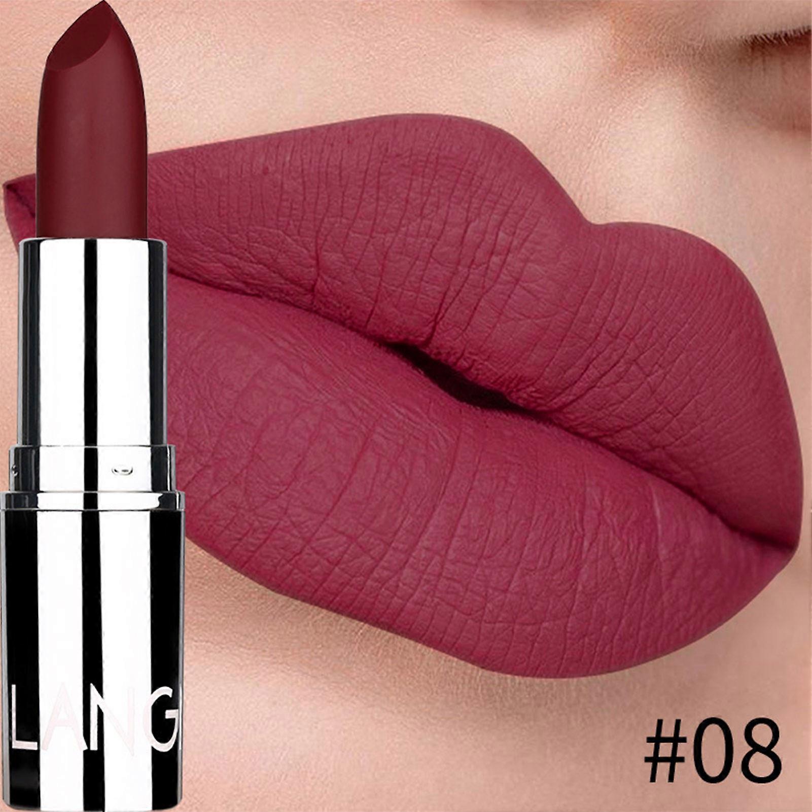 Moisturizing Velvet Matte Lipstick Natural Color Waterproof Lip Gloss for Women Girls Cosmetic Supplies