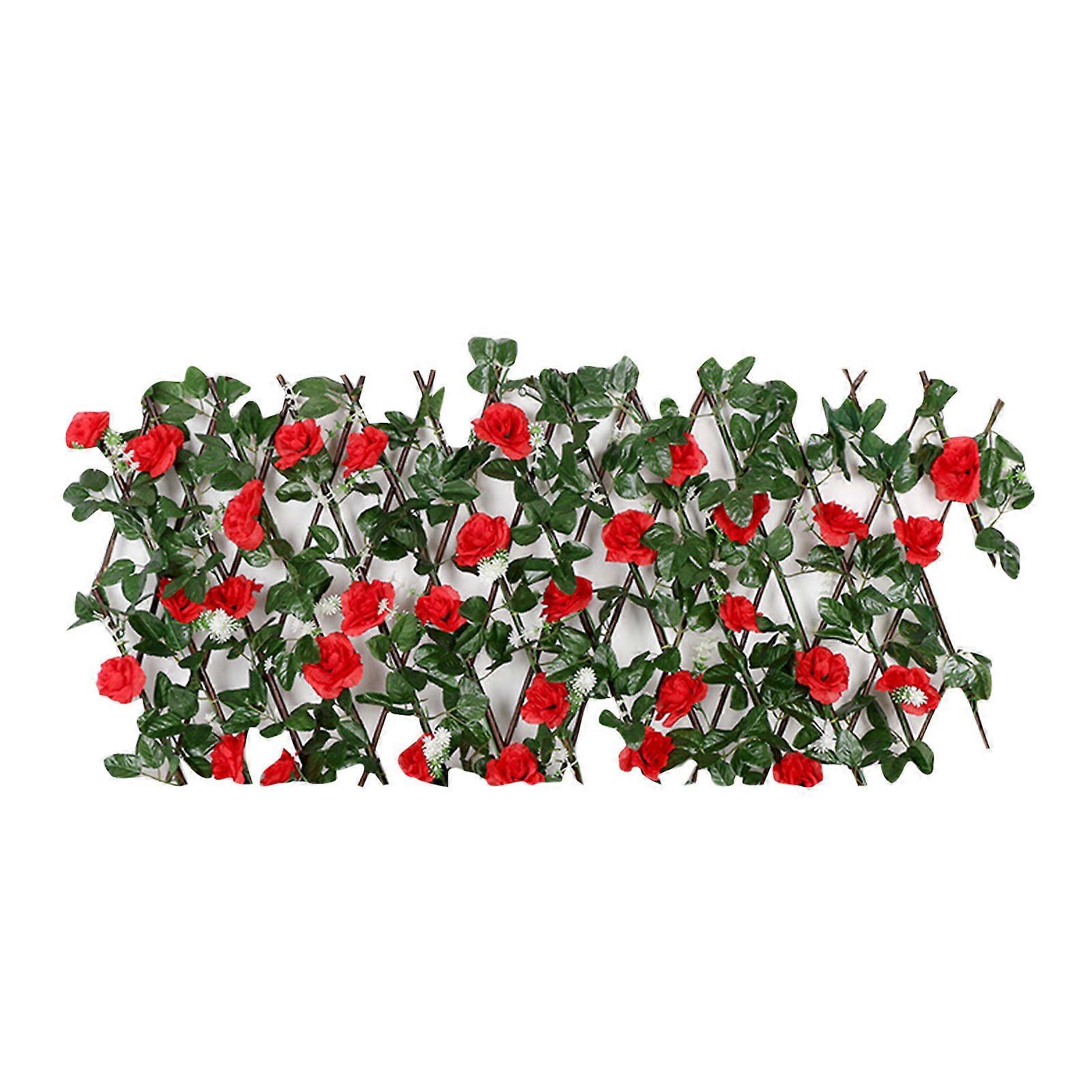 Expanding Fence Retractable Fence, Artificial Garden Plant Fence UV Protected