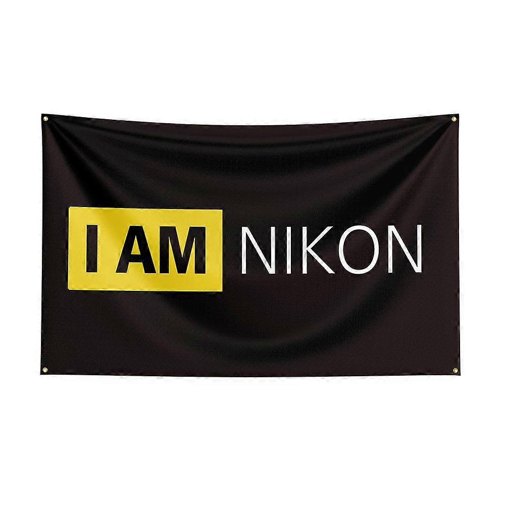 90x150cm Nikons Flag Polyester Printed Camera Banner For Decor