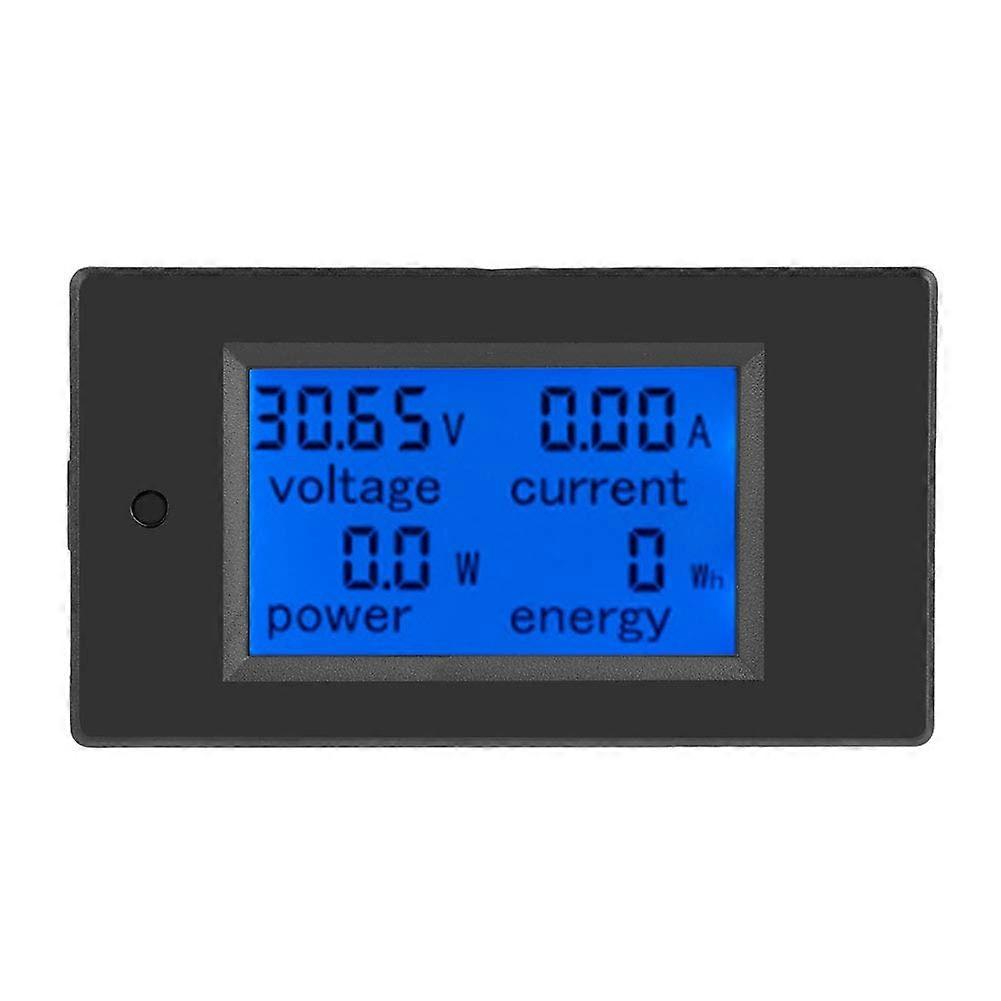 Digital Voltmeter Ammeter Power Meter Multimeter, DC 6.5-100V Current Voltage Energy Meter Battery Tester Power Monitor Multifunction Watt Amp Voltmet