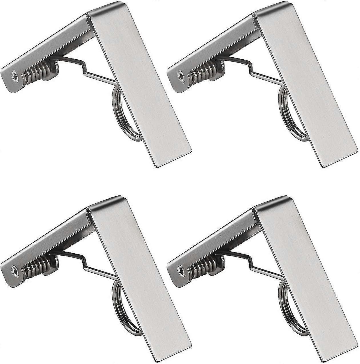 4pcs Sturdy Tablecloth Clips Tablecloth Holder Skirt Clips For Garden