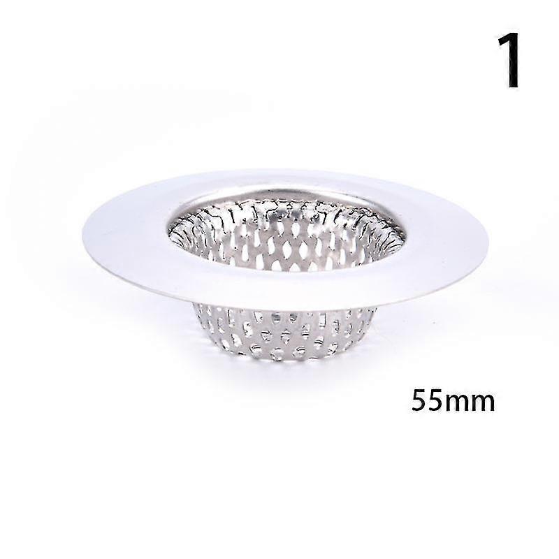 1pc Stainless Steel Bathtub Sink Shower Hair Food Catcher Drain Plug Filter Strainer Bathroom Kitchen Accessories