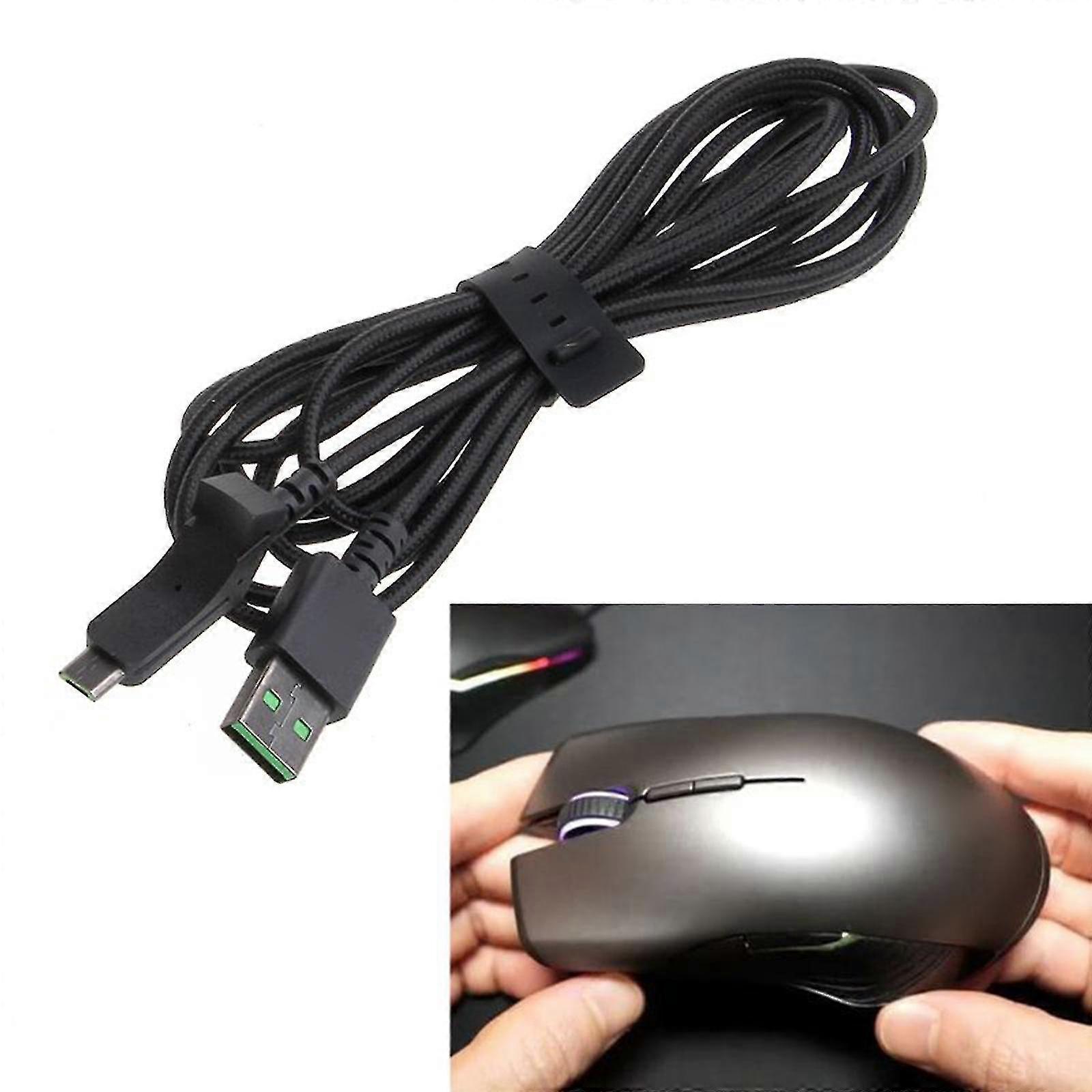 Usb Mouse Cable Mice Line Replacement Wire For Razer Lancehead Wireless Mouse