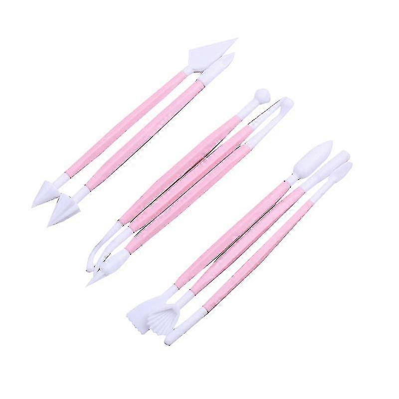 Carving Pen Set Cake Fondant Carving Knife Making Cutting Tool Baking Carving (2set (16pcs)) Jinyu