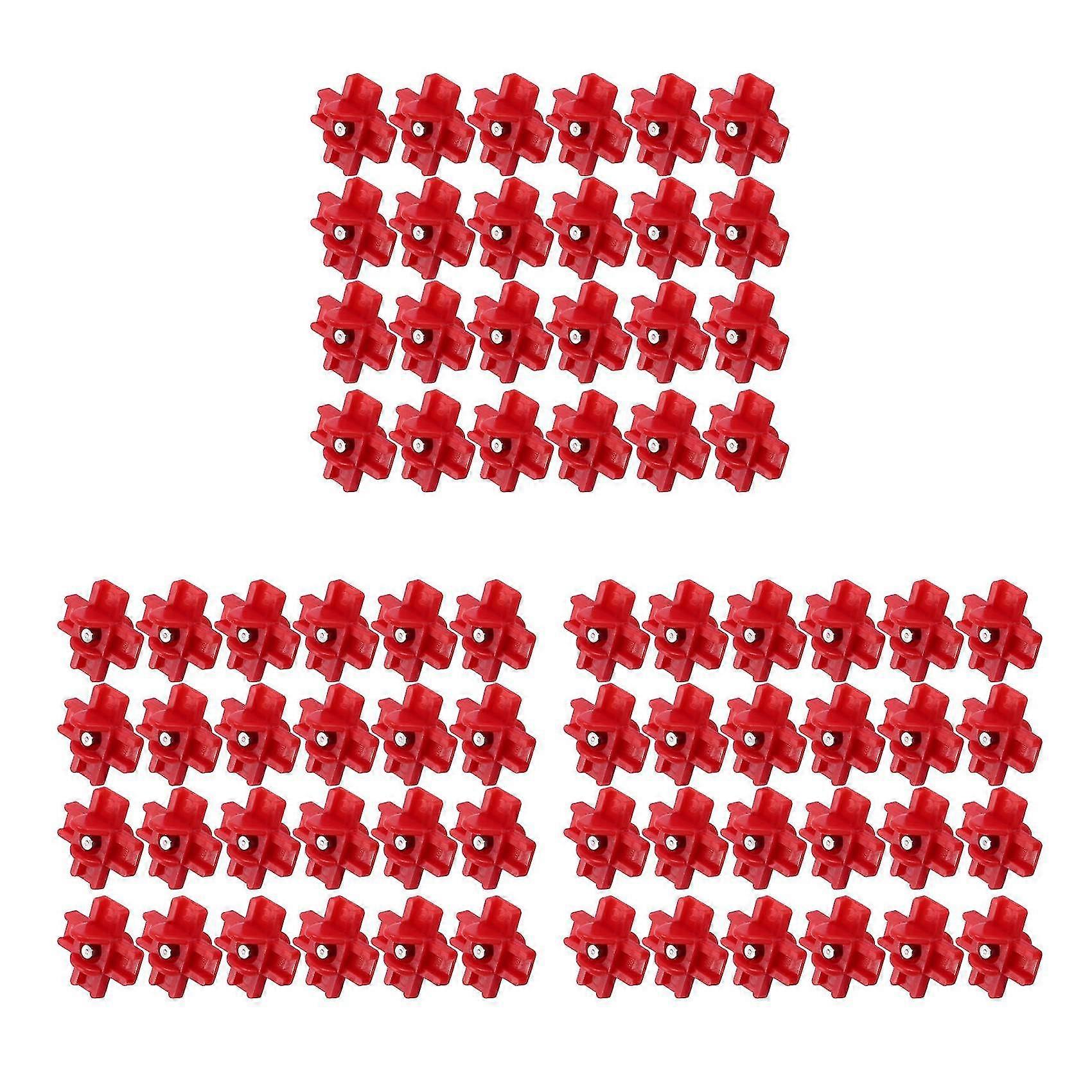 72 Pack Horizontal Side Mount Automatic Poultry Nipples Clean Drinker Waterer For Chicken Or Quail