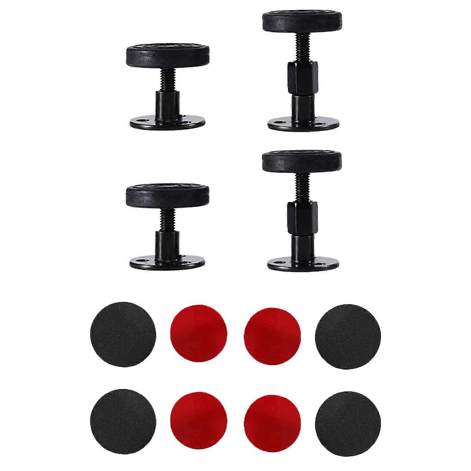 4 Pieces Adjustable Threaded Bed Frame, Anti-Shake Tool Bed Frame, Mute Noise Reduction, Telescopic Support Stabilizer for Beds, Cabinets And Sofas (A