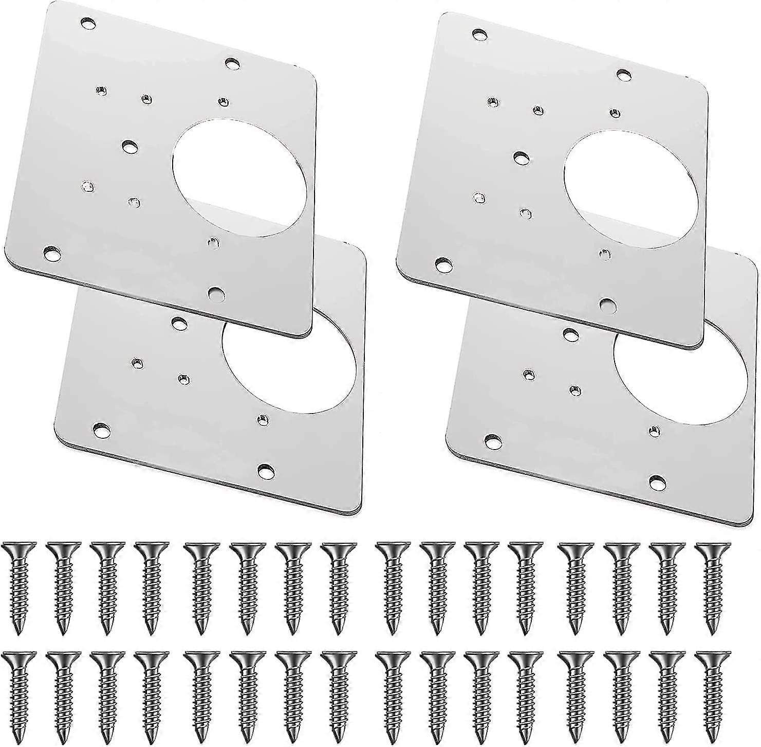 Hinge Repair Brackets, Hinge Repair Plate Kit,with Fixing Screws