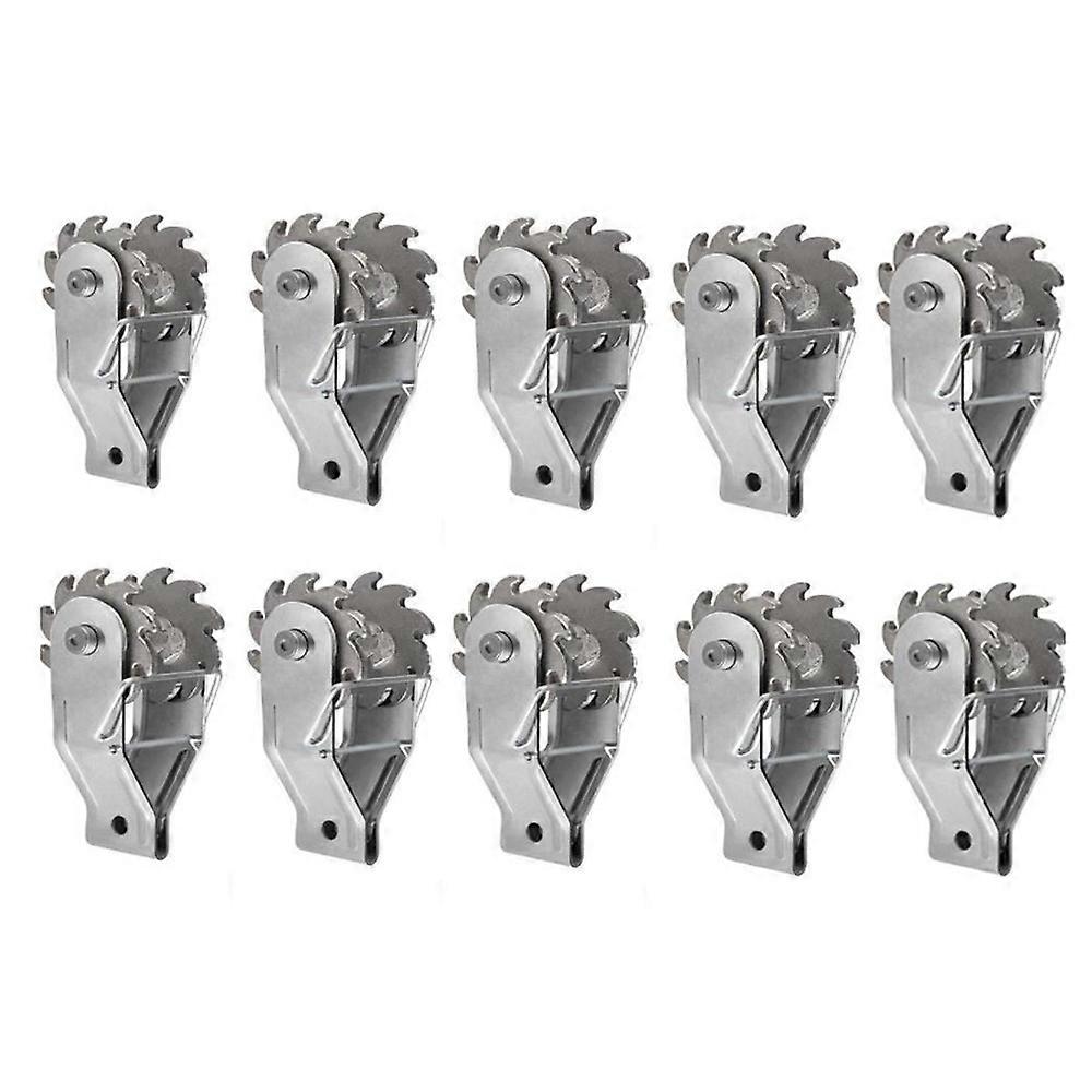 10 Stück Zaunspanner Hochleistungs-Inline-Drahtsieb Drahtratschenspanner für Elektrozaun Fa