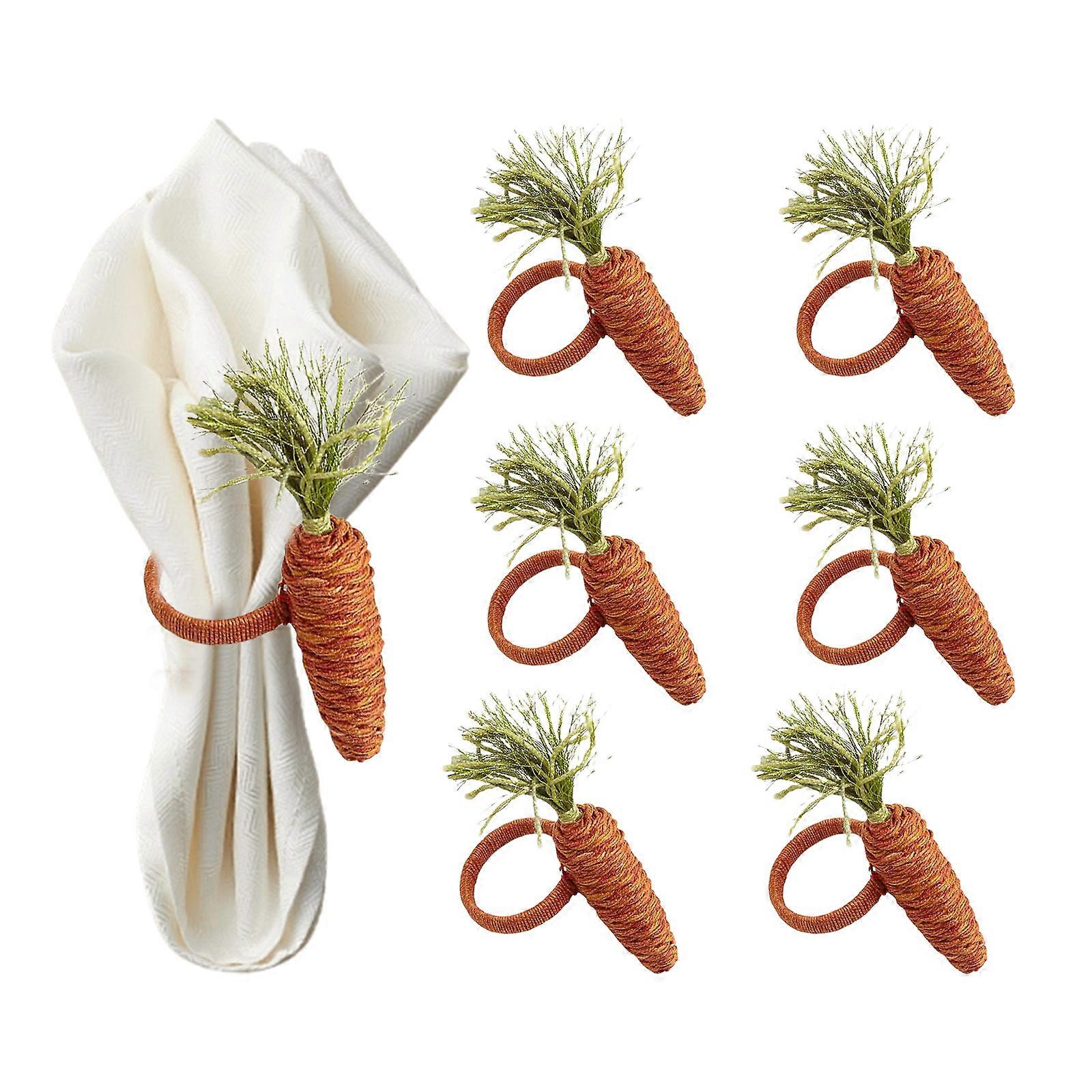 Håndvævede servietcirkler Servietringe Servietringe til påske