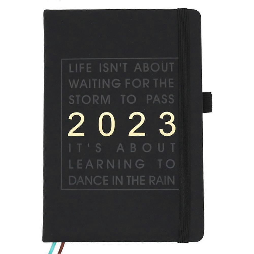 2023 Planner Weekly and Monthly, Inner Pocket + Elastic Closure + Pen Loop + Bookmarks, Daily Organizer