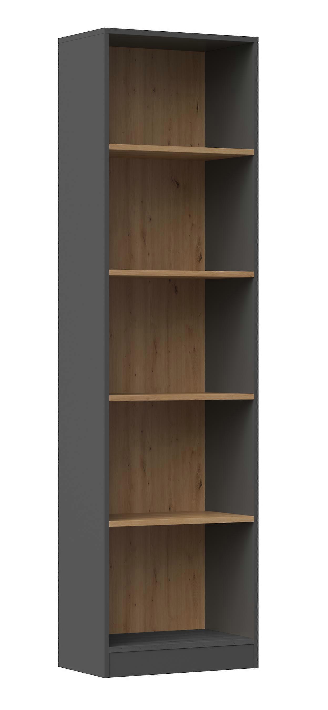 Bücherregal R50 50cm anthrazit Eiche Artisan