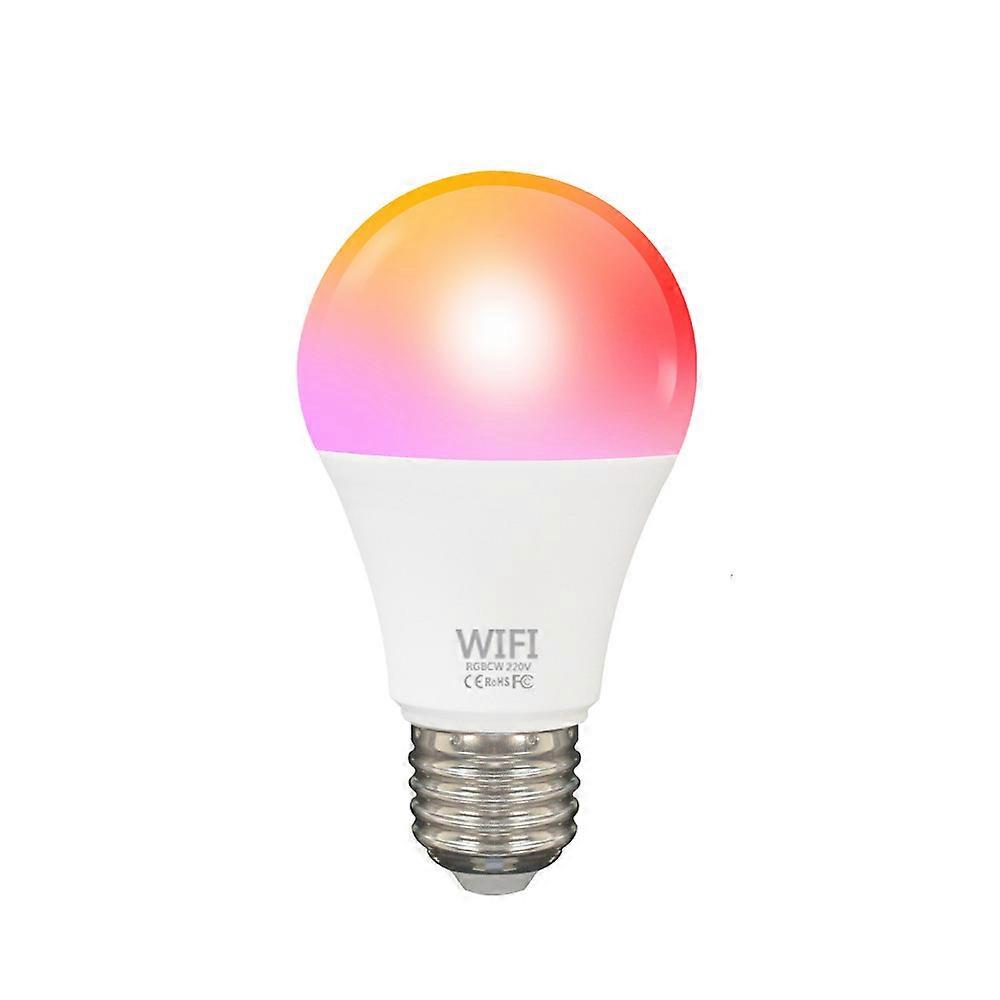 E27 LED Light 10W Wifi RGB Smart Bulb Colorful Wireless Home App Controlled