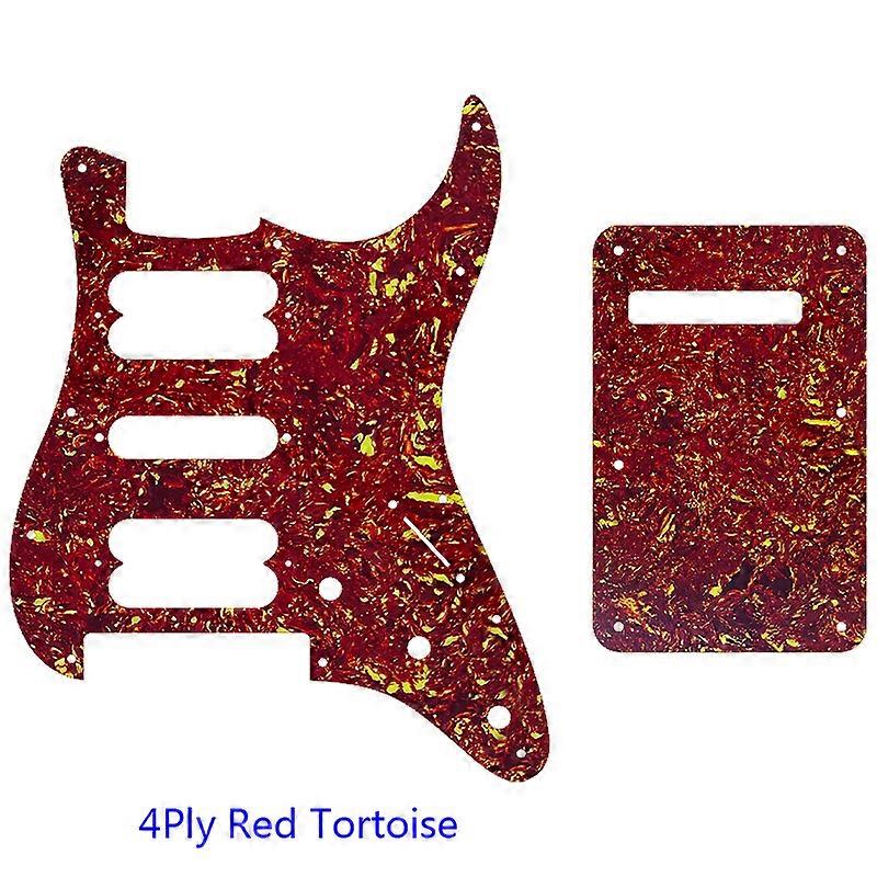 Gitarový Strat HSS Pickguard a 11 skrutiek pre Fender Strat Floyd Rose Bridge Cut so snímačmi HSH a Zadná doska