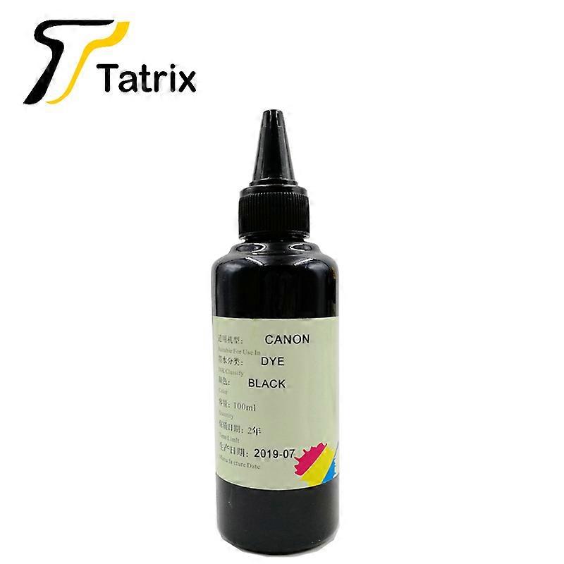 Tatrix 4 bottles 100ML Canon series Refill ink For Canon cartridges , Dye Ink Photo Ink for Canon Desktop / All-in-One printer