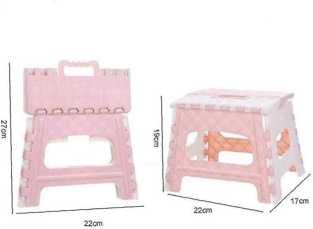 1pc Folding Step Stool Lightweight Collapsible Step Ladder Heavy Duty Kitchen_s