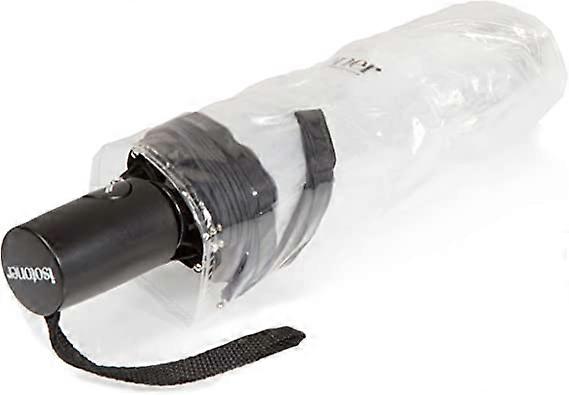 Folding transparent women's umbrella