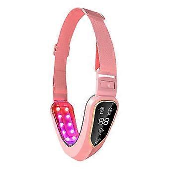 Microcurrent V Face Lifting Ems Masażer wyszczuplający twarz Podwójny zmywacz podbródka Led Light Therapy