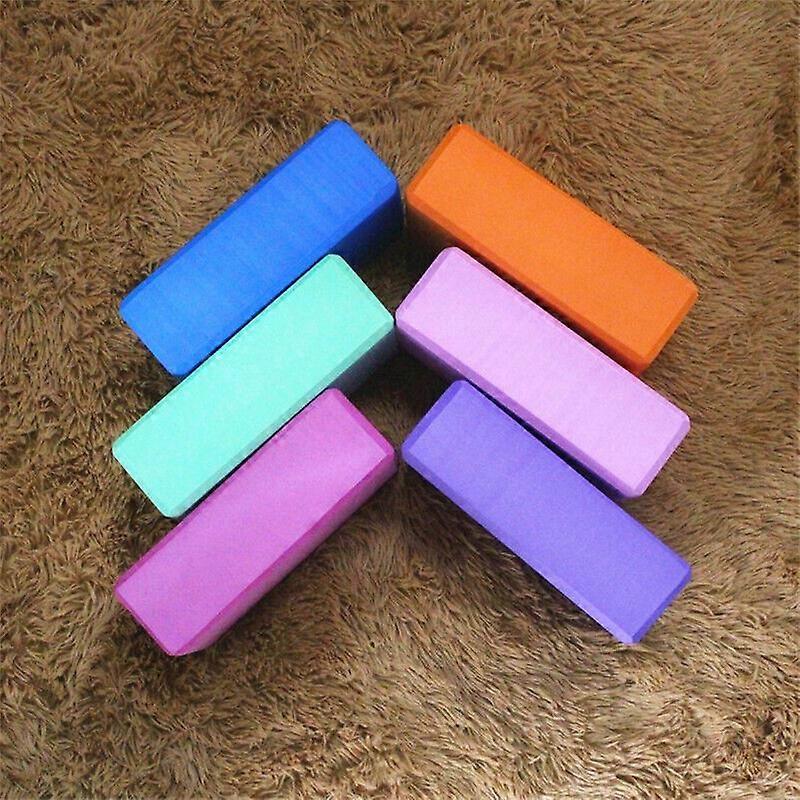 2Pcs/Set Pilates Yoga Block Foaming Foam Brick Exercise Fitness Training Props