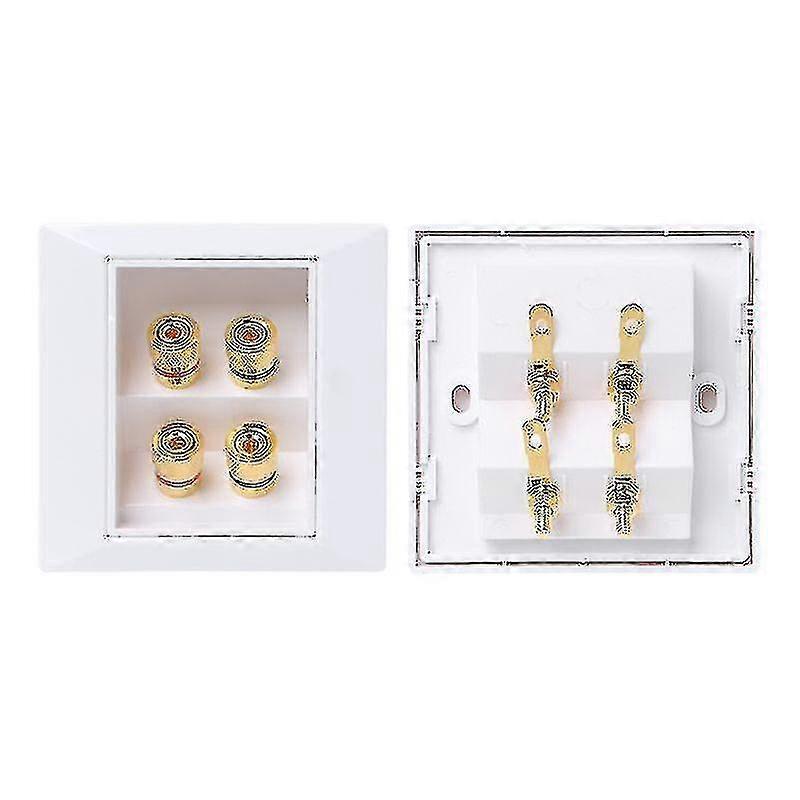 Wall Socket Audio Video Panel Speaker Junction Box Power Outlet Zekai