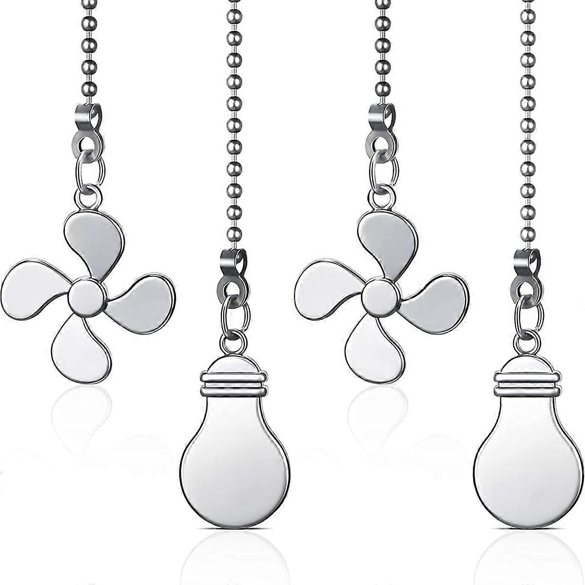 Takvifte Pull Chain Fan Extension Chain Fan Chain trekker dekorative 12 tommers takviftekjedeforlenger ornament D