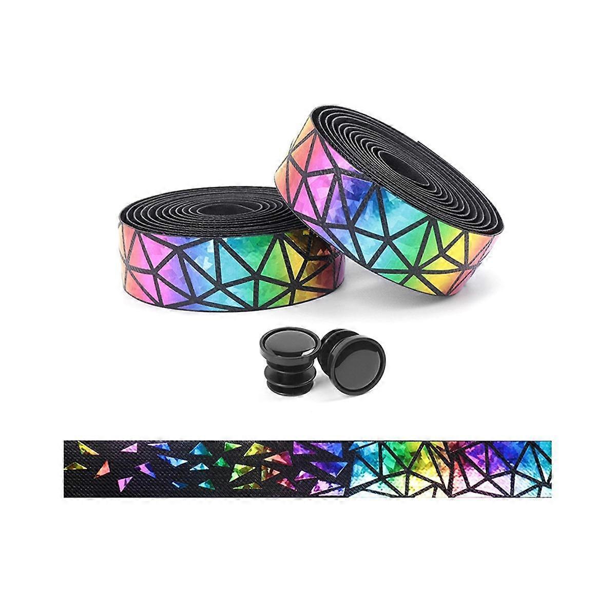 Bike Handlebar Tape Bike Grip with These Bicycle Handle Bar Tape for an Awesome Comfortable Ride Set of 2, Multicolor