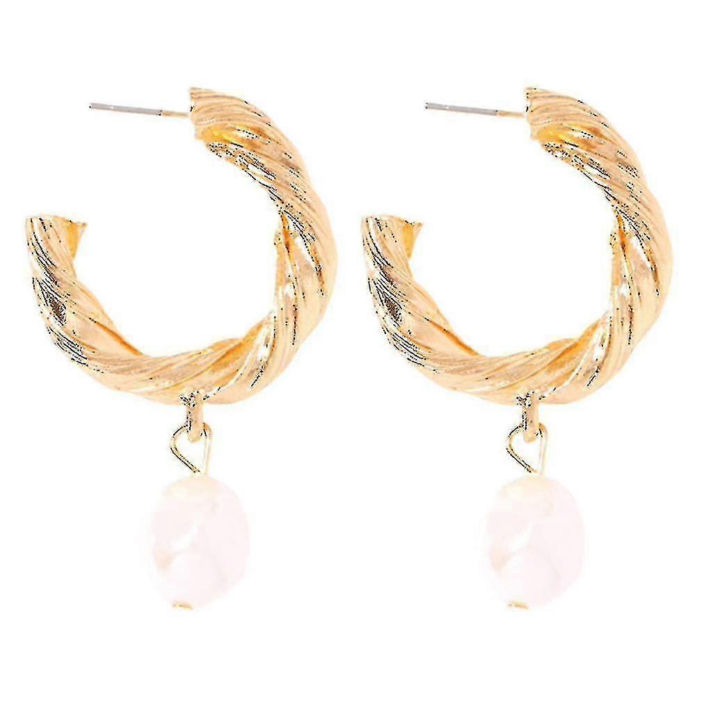 Hmwy-earrings Thread Semicircle C S En Eardrops For