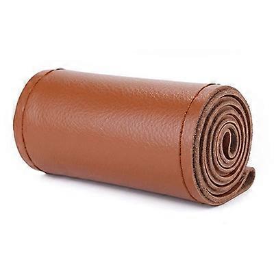 Braid On Steering Wheel Car Steering Wheel Cover Artificial Leather Diameter 38cm Auto Car Accessories With Needles And Thread