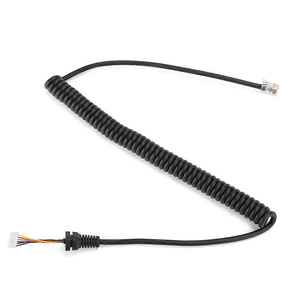 6 Pin Microphone Cable for Car Radio Speaker Compatible with FT7900R FT8900R