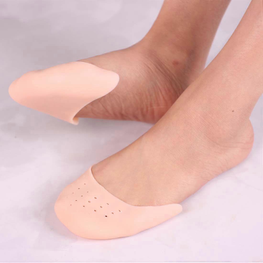 The Open-toe Tube Gel Lined Fabric Sheath Prevents Calluses And Blisters While Softening And Soothing The Skin