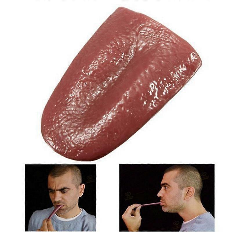 2A Magic Trick Prank Tongue Fake Tongue Plastic Fake Stage Show Toy,April Fool's Day Props