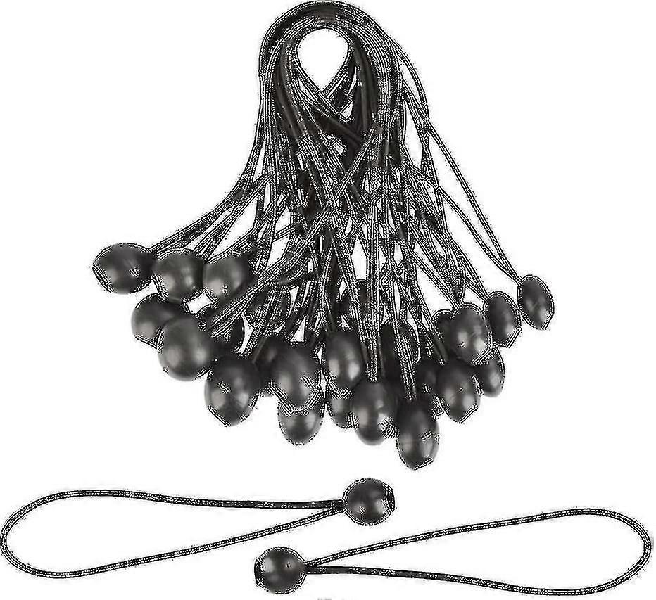 30pcs elastischer Spanner, Gummi-Bungee-Spanner mit Kugel, für Plane