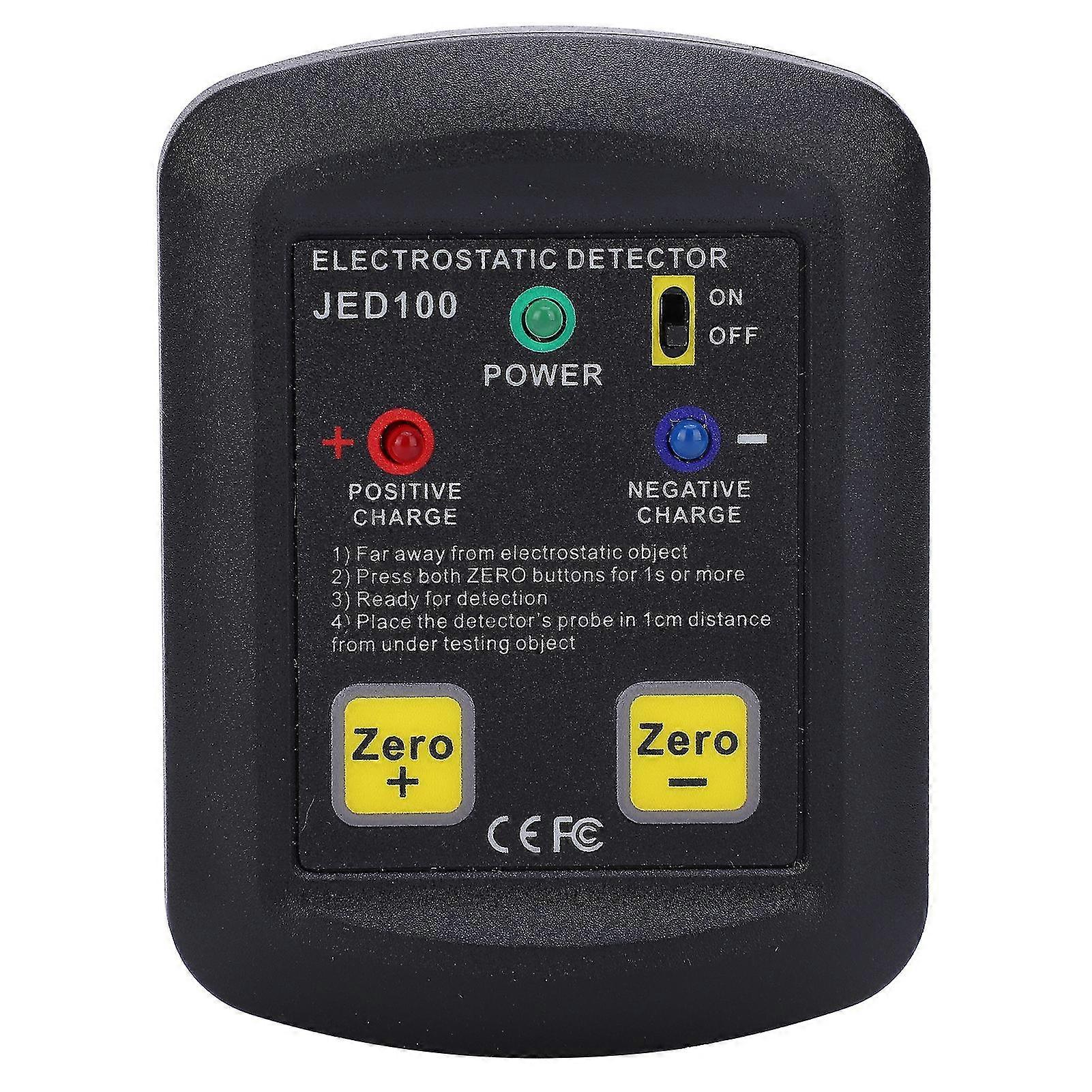 JED100 Electrostatic Voltage Tester NonWoven Fabric Static Electricity Field Meter