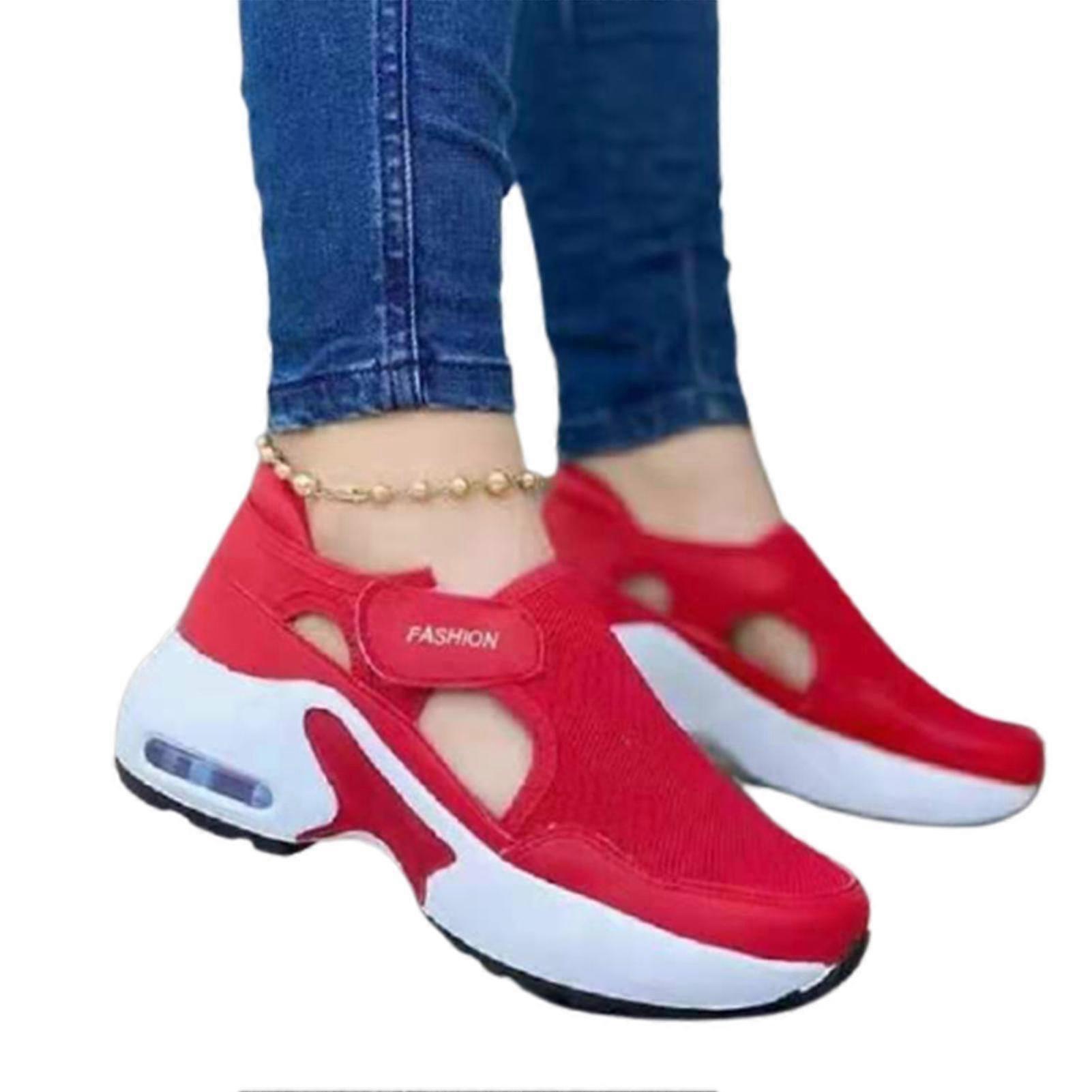 المرأة العظام الهواء مبطنة نعل الطيران المنسوجة أحذية رياضية للزوجين المشي