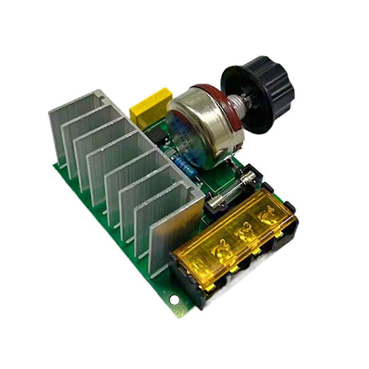 4000w Ac Voltage Regulator 220v Motor Speed Control Brushless Electronic Thyristor Dimmer Temperatu